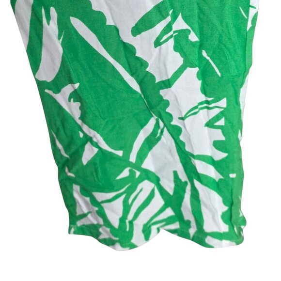 Girl's - Lilly Pulitzer For Target Green Palm Print Jumpsuit, Size Large (10/12) - Picture 5 of 9